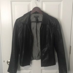 Bebe leather jacket